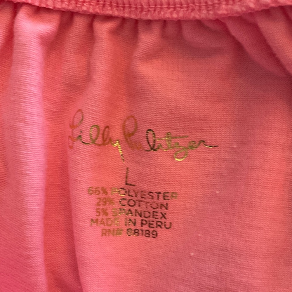 Lilly Pulitzer Pink Ruffle Blouse - Picture 3 of 3